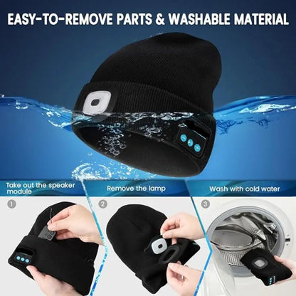 ✨2nd Item 60% Off🎄LED Bluetooth Beanie