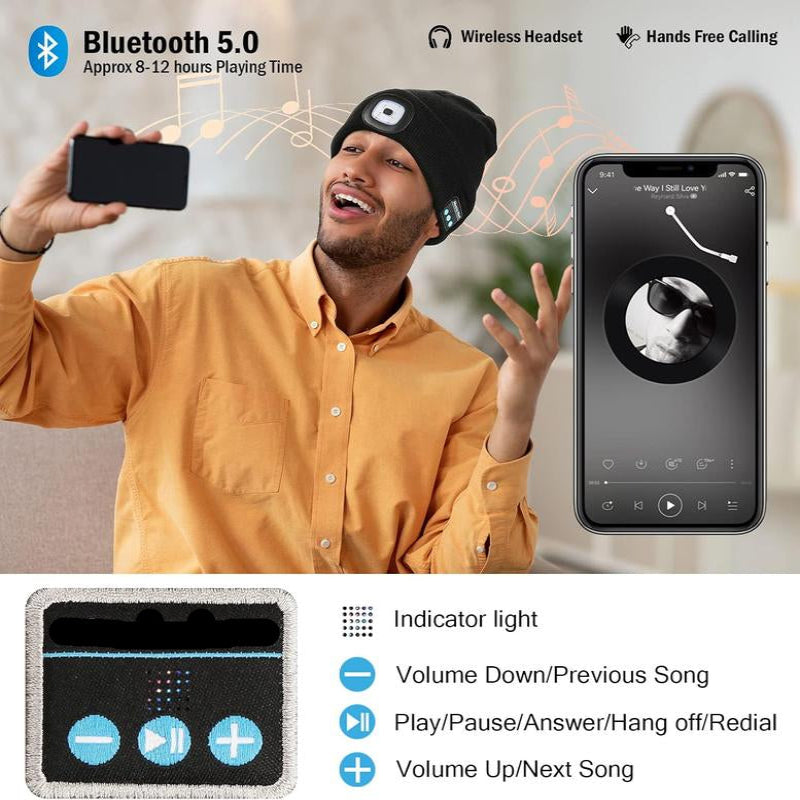 ✨2nd Item 60% Off🎄LED Bluetooth Beanie