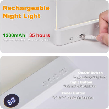 📖✨ Read Comfortably, Sleep Peacefully — The QIAWI 2-in-1 Book Light