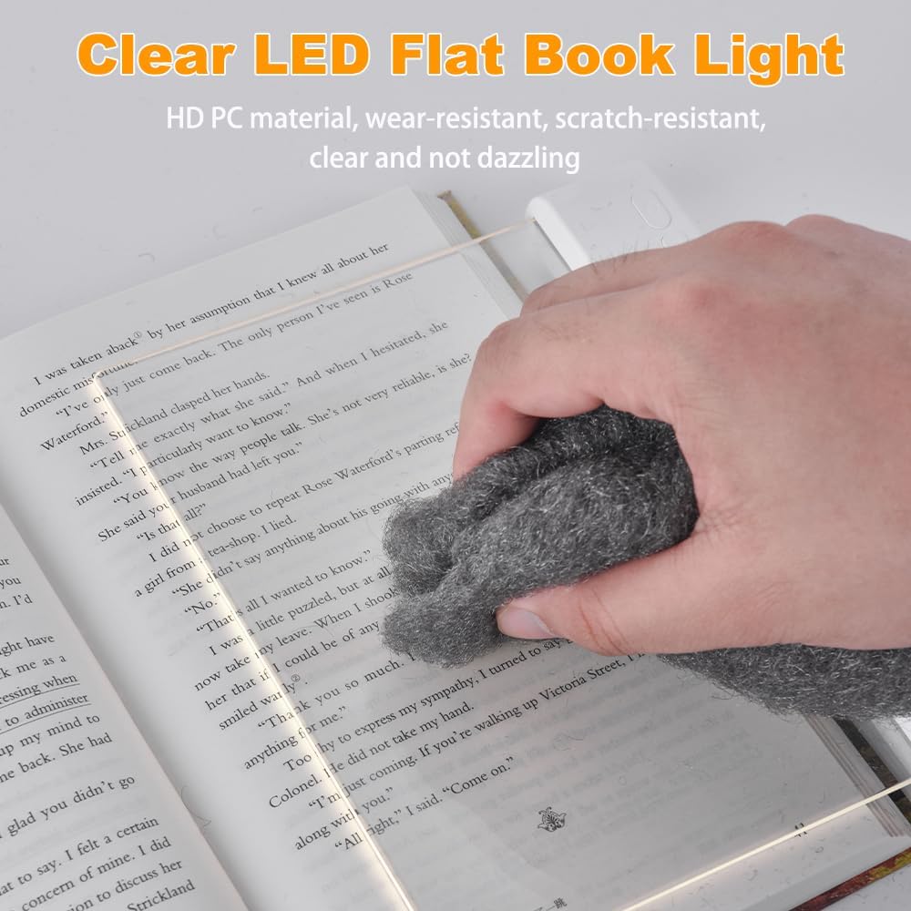 📖✨ Read Comfortably, Sleep Peacefully — The QIAWI 2-in-1 Book Light