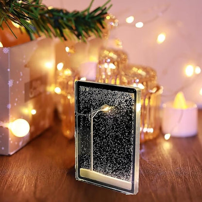 ❄️ DIY Miniature Flow Scene —— Bring the Magic of Flowing Snow Right to Your Desk