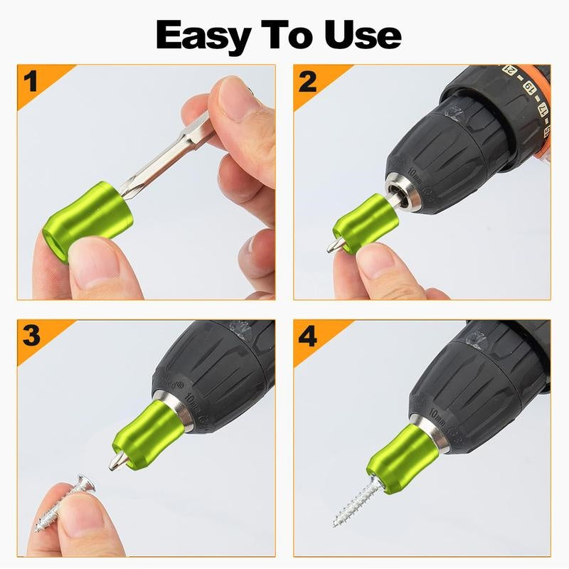 Strong Magnetic Screw Ring-Removable Magnetic Screwdriver Drill Bit Holder