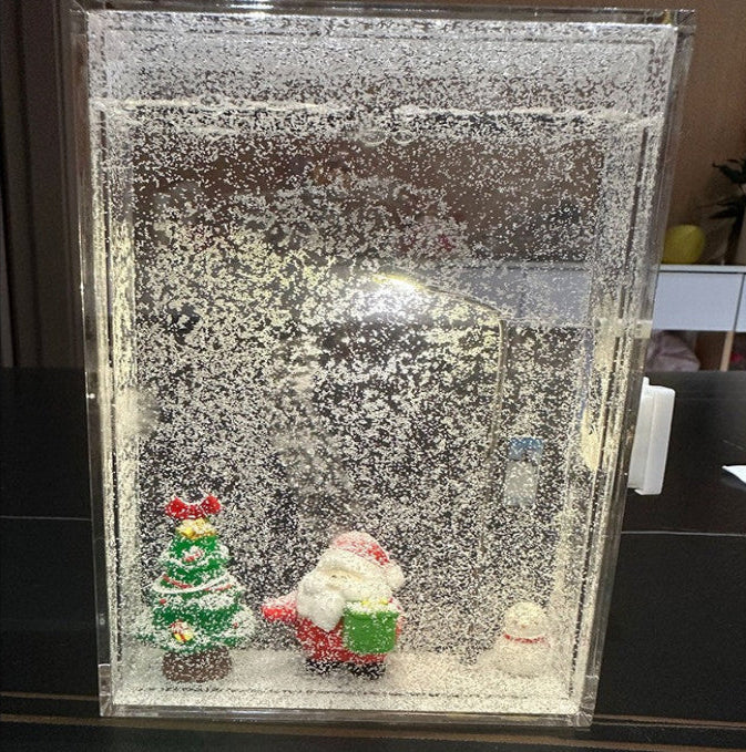 ❄️ DIY Miniature Flow Scene —— Bring the Magic of Flowing Snow Right to Your Desk