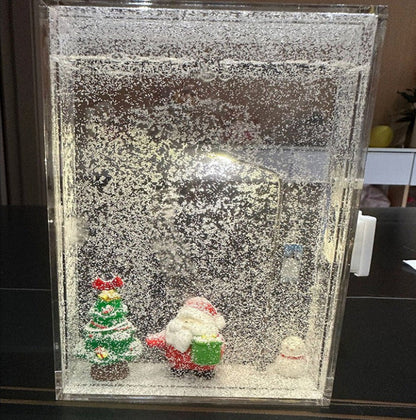 ❄️ DIY Miniature Flow Scene —— Bring the Magic of Flowing Snow Right to Your Desk