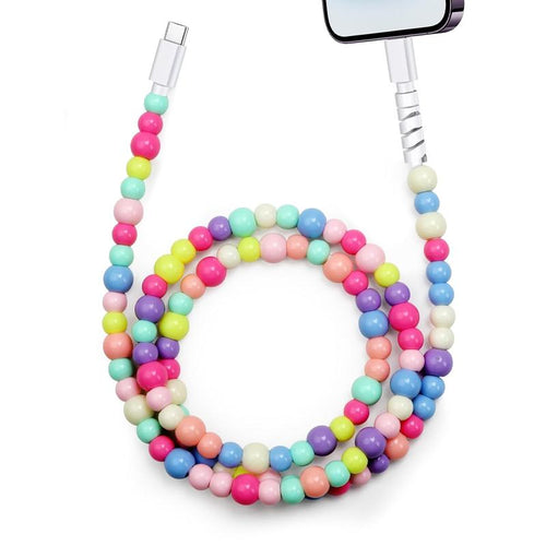🌈Beaded Charging Cords - Fit for all device USBC & Lightening 4-in-1 USB-C Cable