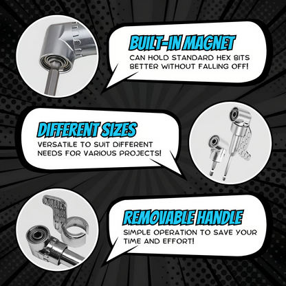 🔧 The 105° Right Angle Drill Adapter — Built for Tight Spaces, Designed for Real Work