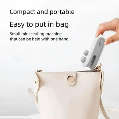 🥗✨2025 Mini Bag Sealer – Keep Your Food Fresh Anywhere, Anytime!