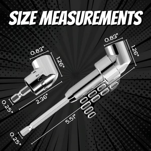 🔧 The 105° Right Angle Drill Adapter — Built for Tight Spaces, Designed for Real Work