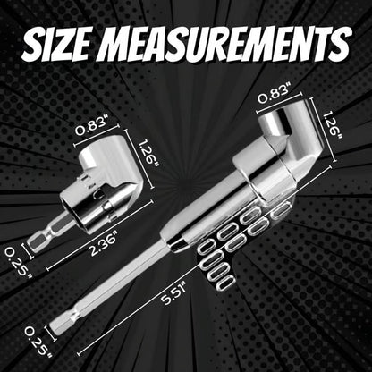 🔧 The 105° Right Angle Drill Adapter — Built for Tight Spaces, Designed for Real Work