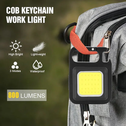 🔑💡 Compact Power in Your Pocket: The Mini COB Keychain Work Light