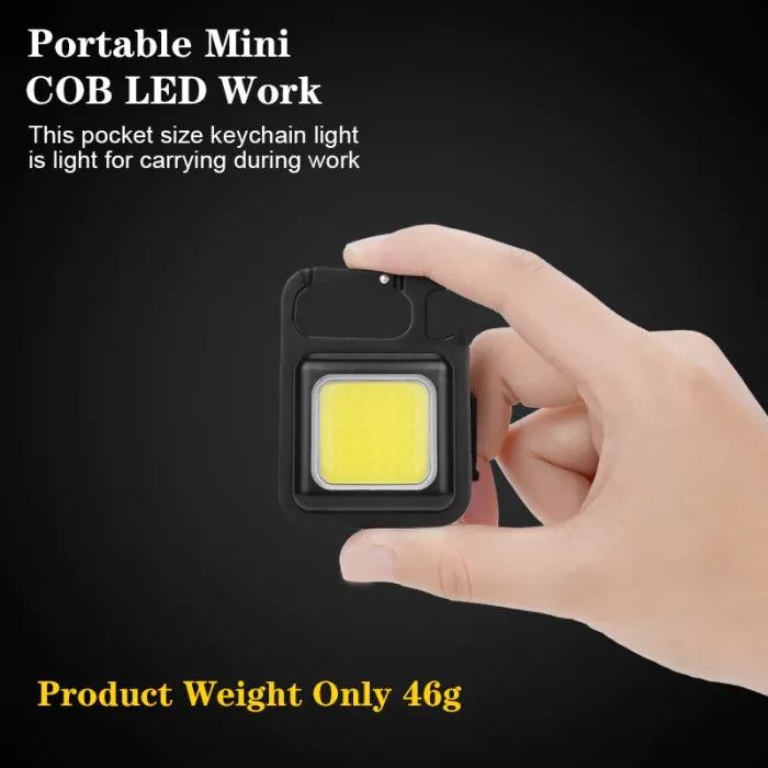 🔑💡 Compact Power in Your Pocket: The Mini COB Keychain Work Light