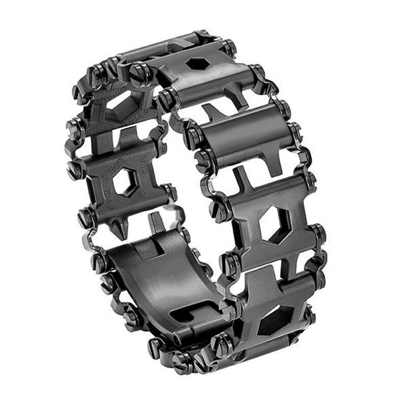 Multifunctional Stainless Steel Bracelet, 1 Count Outdoor Tool Bracelet, Metal Jewelry For Men, Sports & Outdoor Accessories